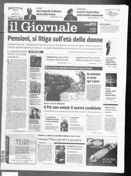 Il giornale : quotidiano del mattino